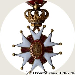 Großherzoglicher St. Josephsorden Ritter R&uuml;ckseite